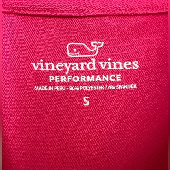 Vineyard Vines Sleeveless Collared Performance Polo Dark Pink Size Small - Picture 3 of 9